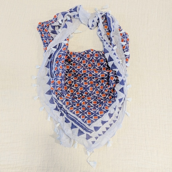 Shiraleah Accessories - Shiraleah Diamond Tassel Scarf